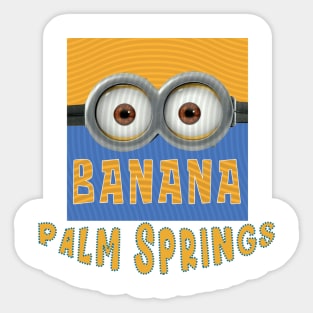 DESPICABLE MINION AMERICA PALM SPRINGS Sticker